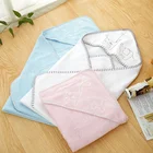 Babe After Shower Towel Blanket Luxuriously Soft Hooded Cozy Bed Blanket