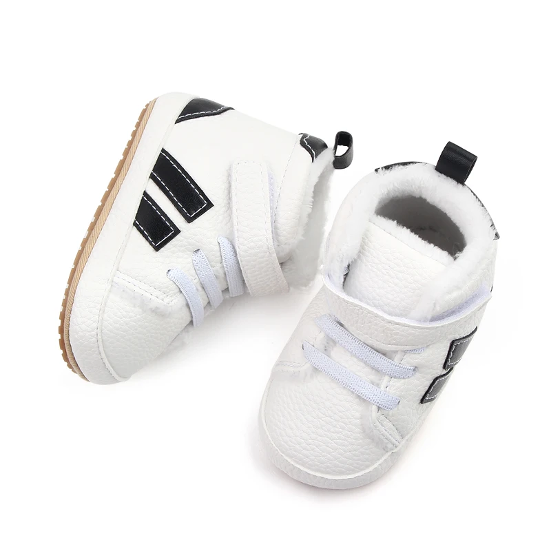Factory Direct Winter High Quality Add Plush Warm Baby Toddler Boy Shoes Soft TPR Outsole 2023 factory