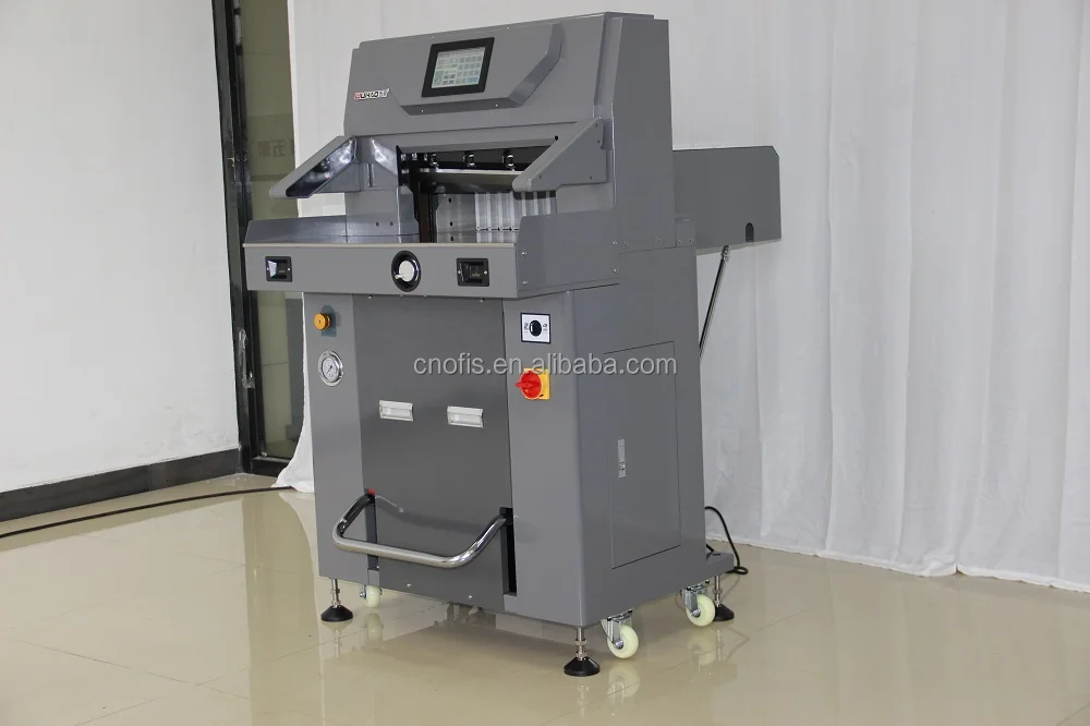 5010EP Hydraulic Paper Cutter Intelligent Oil Electric Hybrid 500*500*100mm Automatic Program-Controlled Electric Paper Cutter