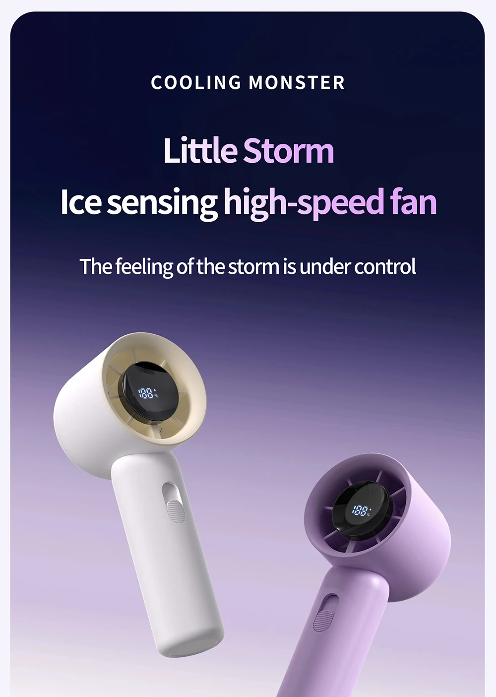Mini Fan, Portable, USB, 3000mAh - detail 22
