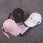 Cap New Hot Selling Leisure Cordoroy Cap Cross Embroidered Basketball Cap Universal