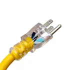Standard Cord 100ft Extension Cord American Standard 100FT 12/3 Heavy Duty SJTW Contractor Outdoor Extension Cord