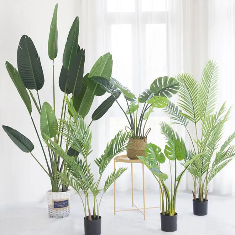 Artificial Taro Tree Fake Plant  Potted Indoor Outdoor Home Office Decor 150cm 