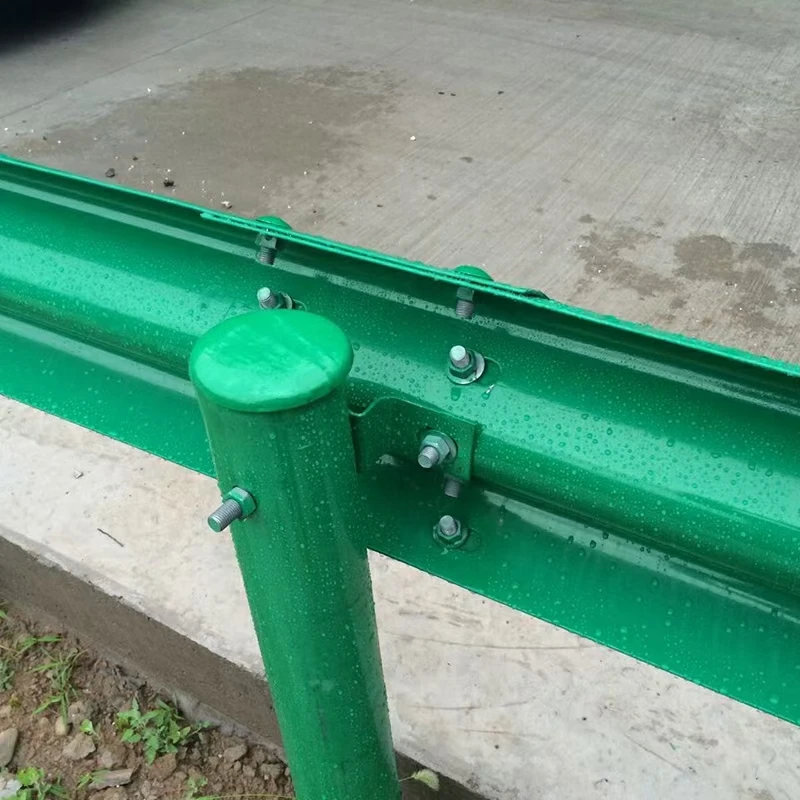 Professional Highways Traffic Barriers Hot Dipped Galvanized Crash Guardrails for Roadways Surface Treatment Made of Steel supplier