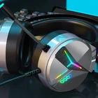 Headset 2.2m Cord Length Wired Pc Stereo Gaming Headset RGB Headphones With Microphone