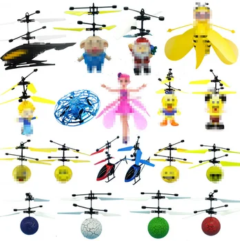 Hand Induction Flying Toy Infrared Sensor RC Helicopter Flying Ball