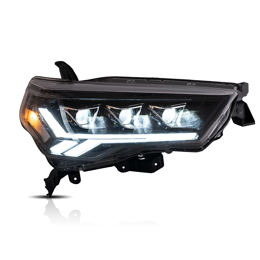 product headlight head light led led 3 eyes headlights head lamp for toyota 4 runner 4runner headlamp 2014 head lights-6