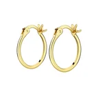 Silver Earrings Earringsilver New Arrival Punk Girls Fashion Party Ear Jewelry C Shape Silver Metal Hoop Ball Earrings