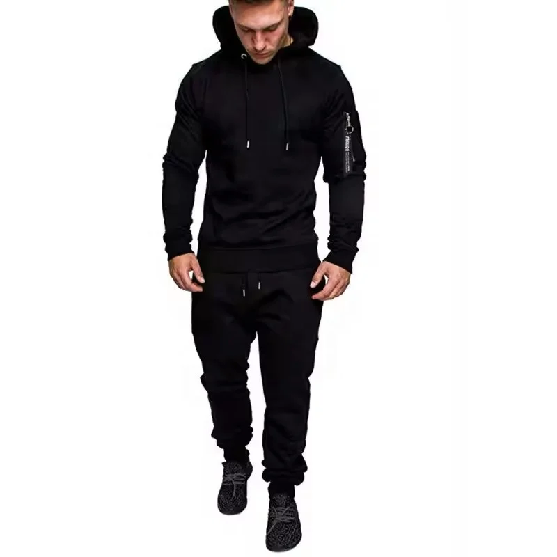 Men's Tracksuits,2 Piece Hooded Athletic Sweatsuits for Mens Casual Jogging Suits Sets