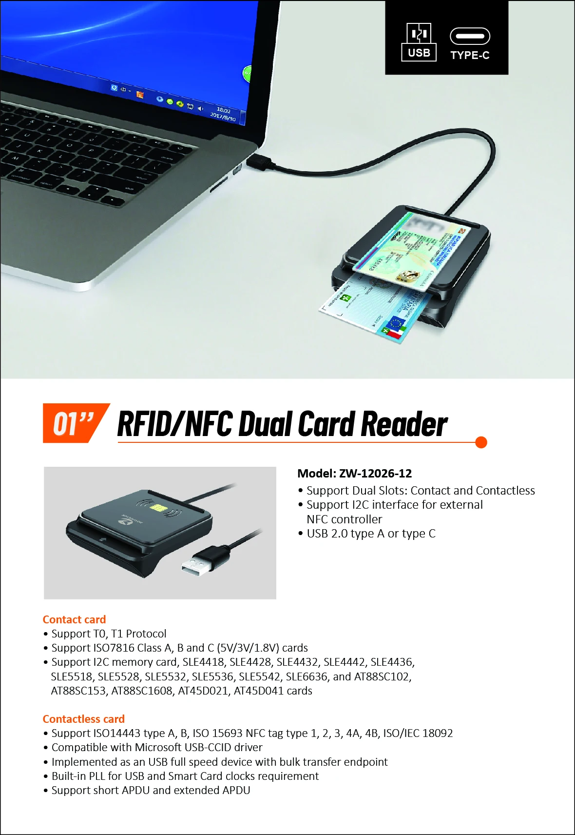 2023 Nfc Rfid Contactless Smart Card Reader Writer 13 56 Mhz Usb