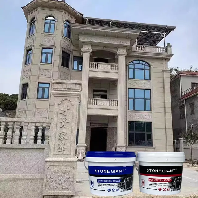 STONE GIANT  High Performance Structural Yellowish Epoxy Adhesive Suitable for Repairs/Bonds/Fills and Seals