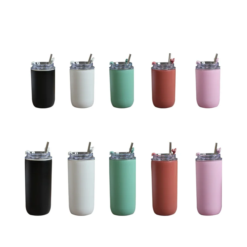 Hot Sales New Design Insulated Sublimation Stainless Steel Travel Vacuum Tumbler Mug Cups With Straw