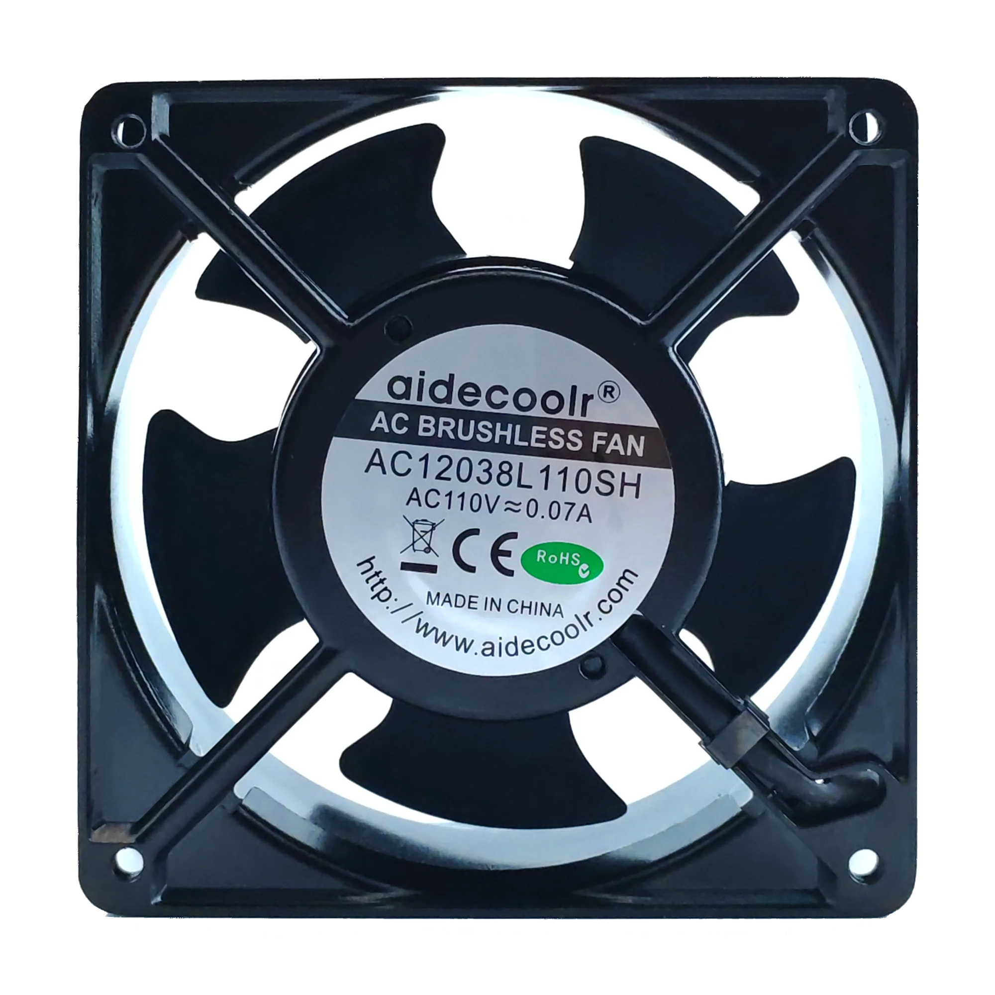 Axial Cooling Fan, 120x120x38mm, 110V, CNC - detail 6