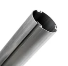 Anodized Aluminum Aluminium Anodized Pipes For Curtain Rod / Aluminum Thick Roller Shade Tube