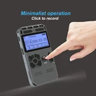 Recorder Player Usb Audio Recorder V35 Professional Voice Recording Device Time Display Large Screen Digital Voice Audio Recorder Dictaphone MP3 Player