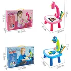 Kids Projection Kids Drawing Table Paint Board Children Writing Toy