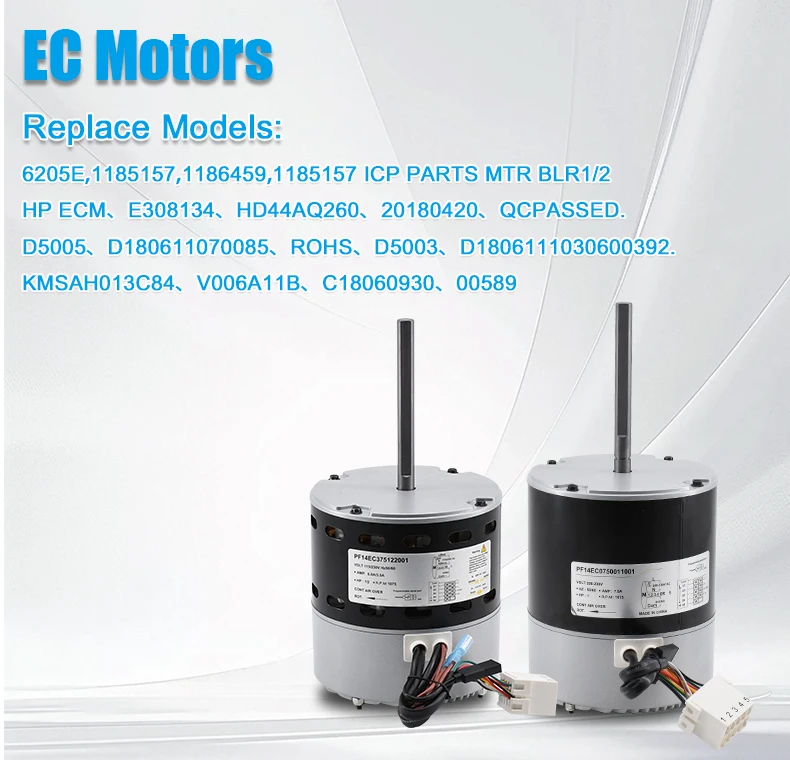Ecm Brushless Industrial Fan, 1/4-1/2HP, 110/230V, 400-1800RPM - detail 10