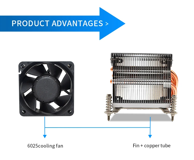Hangdahui lga lga1150 cpu cooler PC Cooler Computer Fan heatsink copper Intel LGA 775 CPU Cooling Fan heat pipe cooler