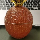 Candle Other Colored Glass Jar Candles Pineapple Glass Candle Jars Color Cusotmized
