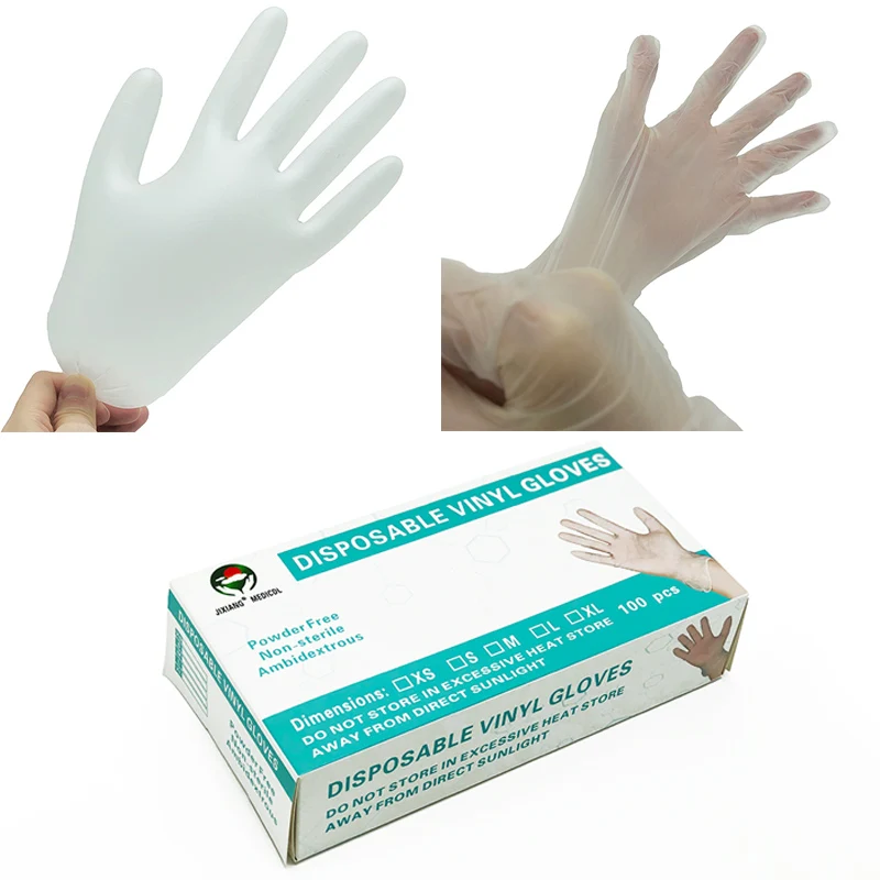 pvc plastic gloves