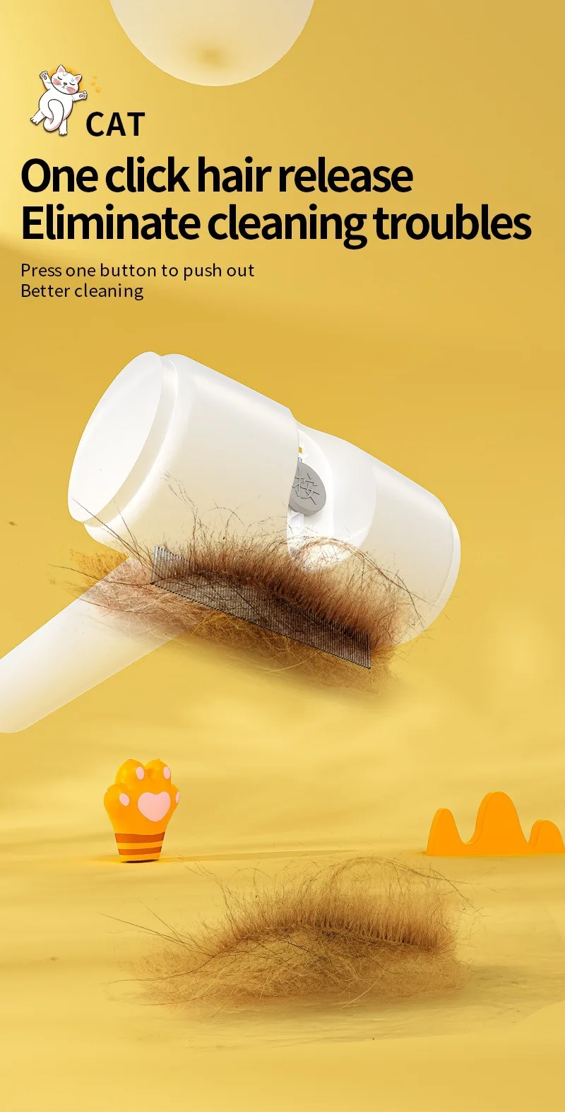 New 4-in-1 Pet Stainless Steel Close Tooth Brush for Cat and Dog Hair Removal Kit Pet Supplies supplier