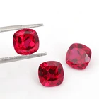 Ruby GRC Certificate Brilliant Cut Loose Gemstone Vivid Red 2.53 Ct Faceted Lab Grown Ruby