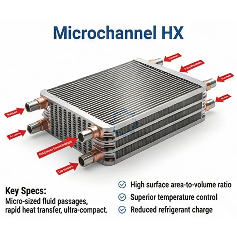 Replacement Aluminium Microchannel Evaporator, 220 V - detail 24