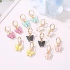 Earrings For Earring Drop Custom Trendy Claw Setting Personality Natural Butterfly Earrings For Gift Butterfly Earrings