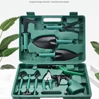 Tool Box Hot Selling Heavy Duty Stainless Steel 10 Pcs Gardening Tool Set With Box