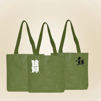 Wholesale Factory Price Dupont Tyvek Paper Tote Bags With Eco Waterproof Washable Material Dupont Shopping Bag