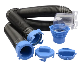 RV Sewer Hose Kit with Swivel Transparent Elbow