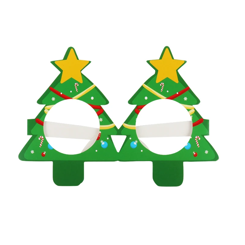 Gafas Navideñas, 9 Uds, Santa Claus, árbol de Navidad, Elk, adornos navideños 28 Hf86b12daf2ab445f952a1a9544e174188