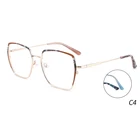 Frames 2021 Fishion Metal Frames Man Women Optical Eyeglasses Metal With Spring Frames