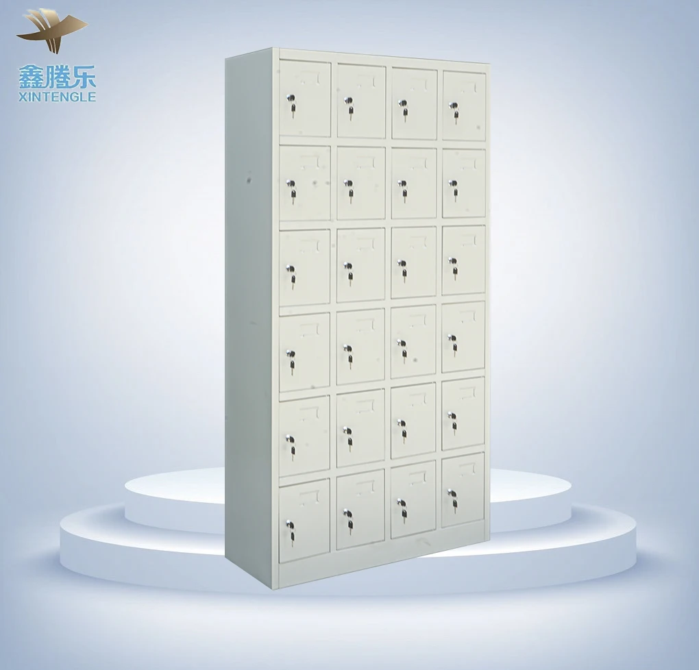 Best Selling 24-Door Metal Steel Storage Lockers Key Lock for School Office Gym or Bedroom Use Durable Cabinet Furniture