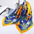 Silk Hijab Silk Custom Silk Scarf For Women Stylish Pure Silk Scarf Bandana Square Silk Scarf Women Hijab