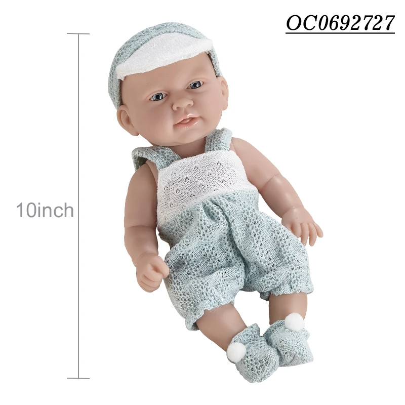 Custom made 10 inch full body silicone baby dolls cheap for kids