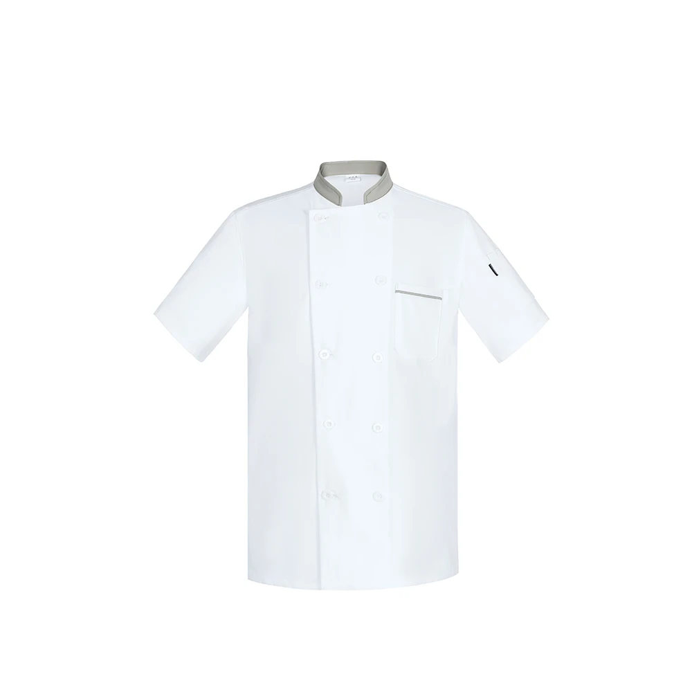 Cool Chef Coat with Breathable Mesh Unisex Chef Jacket Uniform Personalized 