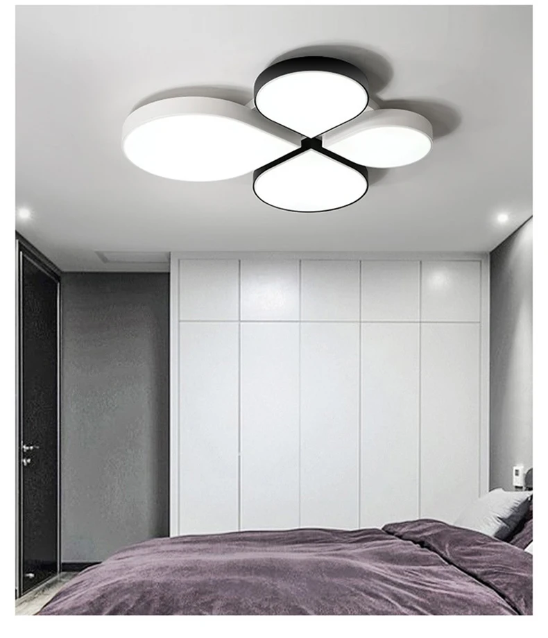 Simply Nordic Creative 4 Petals Surface Mounted Living Room Modern LED Ceiling Lamp