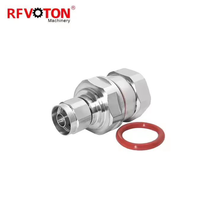 Factory Supply N Type Male/plug Clamp RF Connector for 7/8 LDF5 Feeder Cable Rf Coaxial Coax Connector in Stock ROHS Copper manufacture