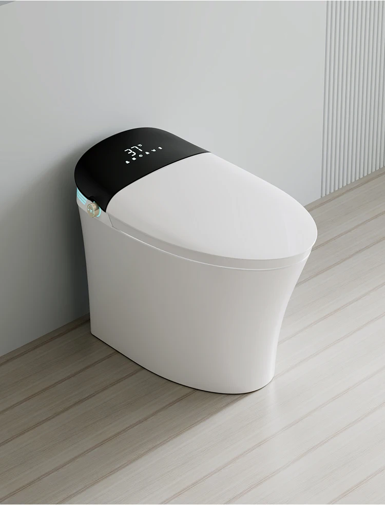 product high end fully automatic operation electric bidet siphonic flush bathroom wc toilet intelligent toilet bowl smart toilet-14