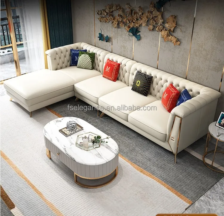 mid century divani gold metal legs modern sofa soft royal furniture sofa set furniture leather living room modern