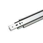 Cabinet Telescopic Drawer Slide 45mm Furniture Hardware Full Extension 3 Fold Furniture Hardware Ball Bearing Drawer Slides For Kitchen Cabinet