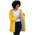 Yellow Yellow Raincoat Women Fashion Eco Friendly PU Reusable Adults Yellow Women PU Rain Coat Waterproof Raincoat