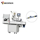 Pen Applicator Automatic Watercolor Pen Labeling Machine Pen Sticker Labeling Applicator Chinese
