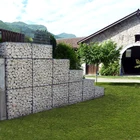 Gabion Mesh Hot Dipped Galvanized Garden Courtyard Decorative Welded Gabion Mesh