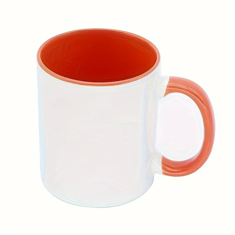 11 Oz sublimation Colored Handle Ceramic Coffee Classic Drinking Mug