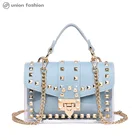 Bags Bags Handbag High Quality Fashion Luxury Rivet Decoration Jelly Candy Handbags Crossbody Bags Purses