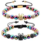 Natural Feng Shui Obsidian Bracelet Buddhist Beads Stone Natural