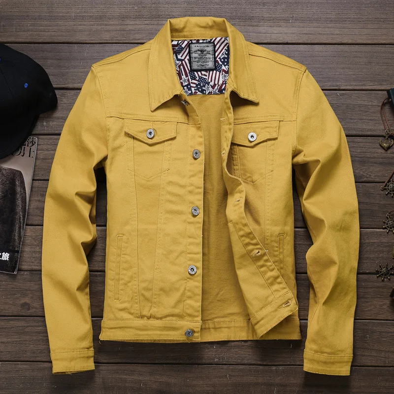 plus size yellow denim jacket