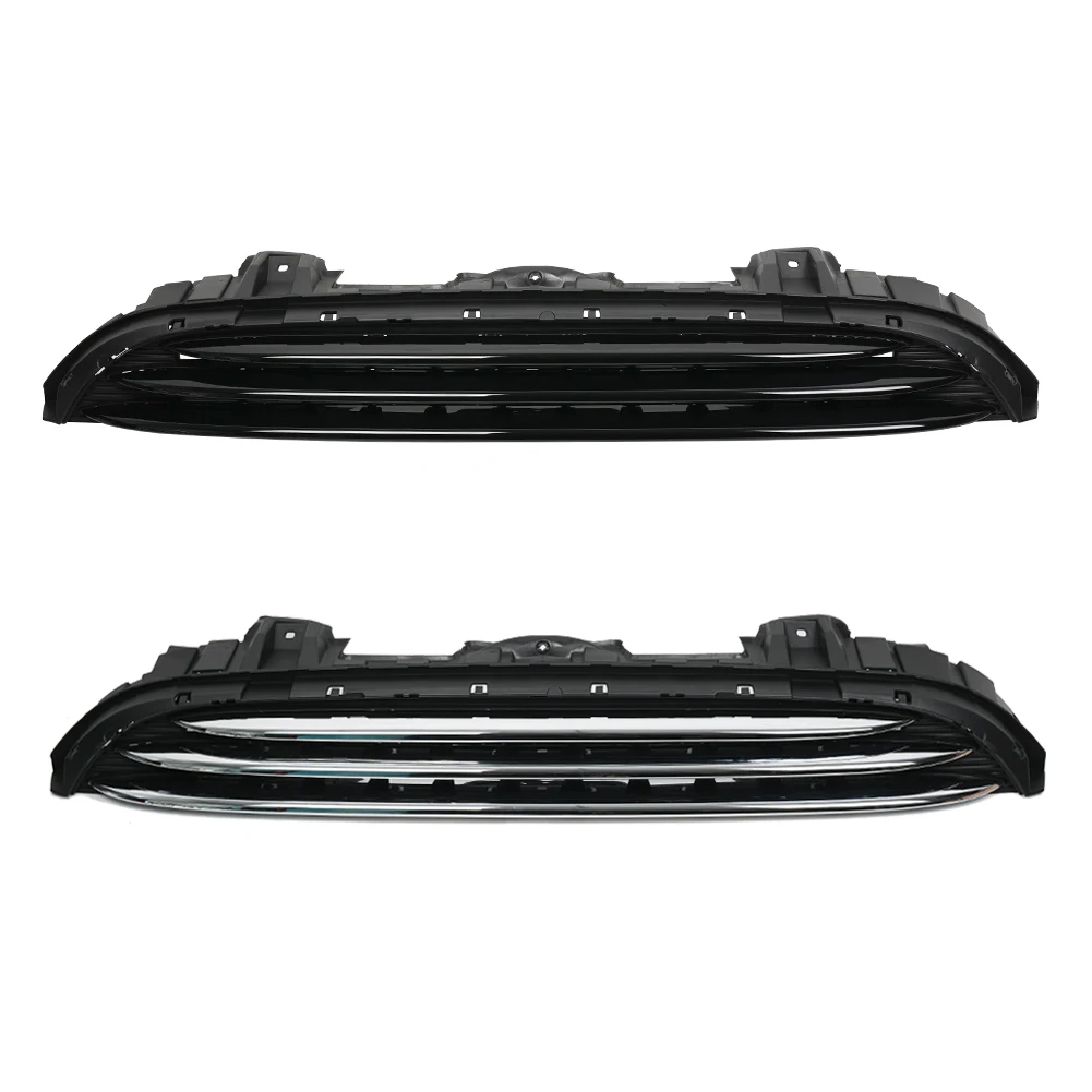 product car bumper upper grille chrome glossy black for bmw mini cooper f55 f56 front grille grill 2015 oem 51137335529-5